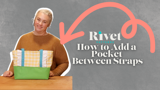 How to Add a Pocket Between Straps on a Bag