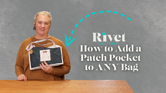 How to Add a Patch Pocket to Any Bag