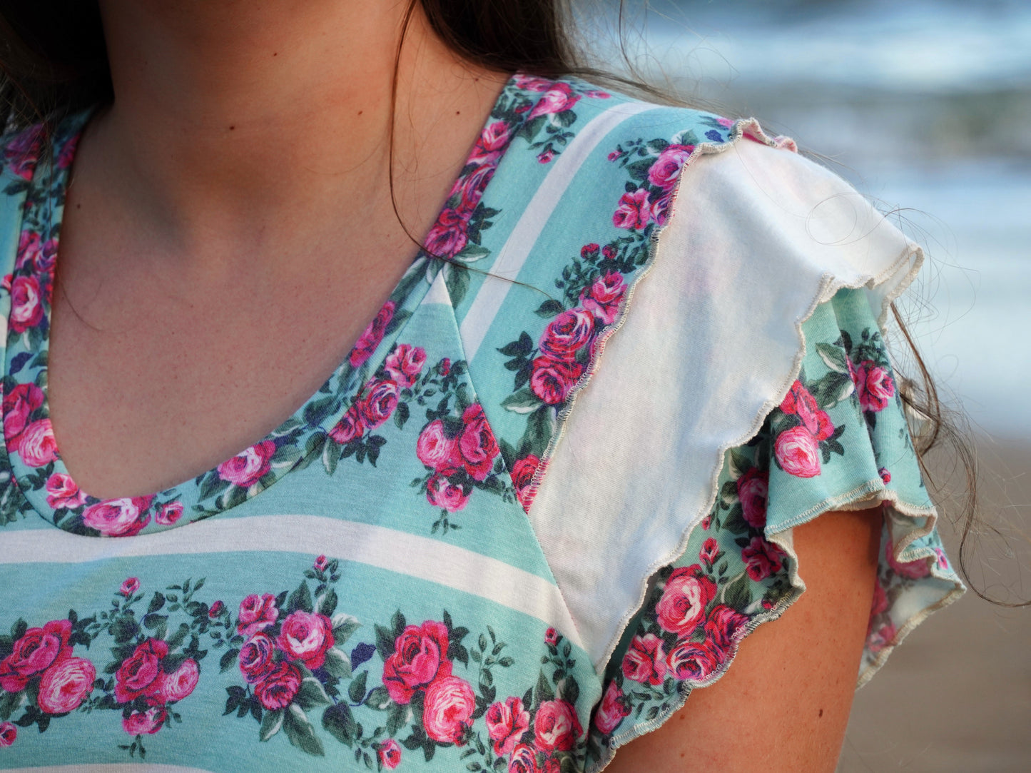 Erica Ruffle Raglan