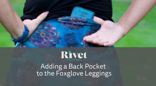 Adding a Back Pocket to the Foxglove Leggings