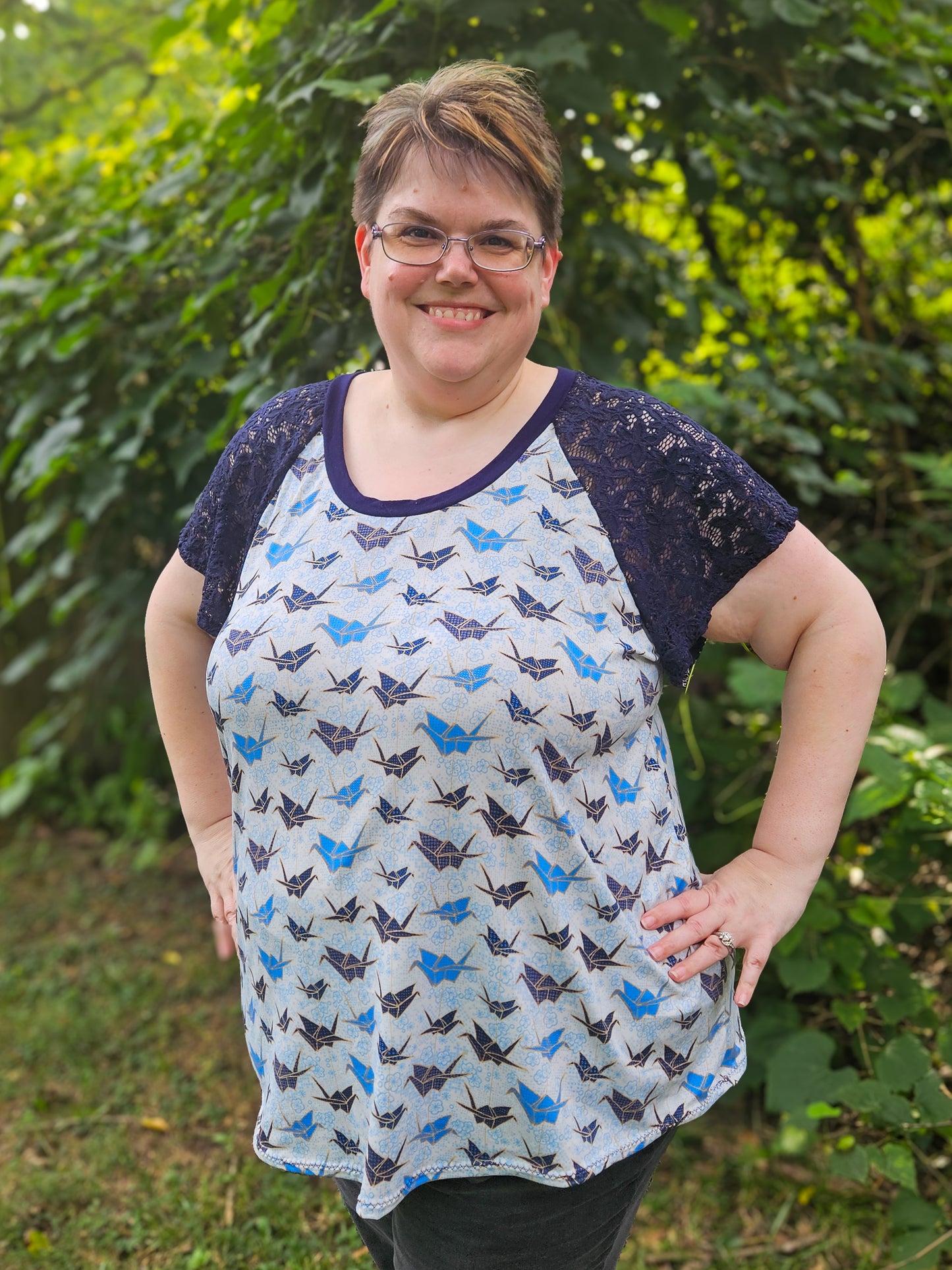 Erica Ruffle Raglan