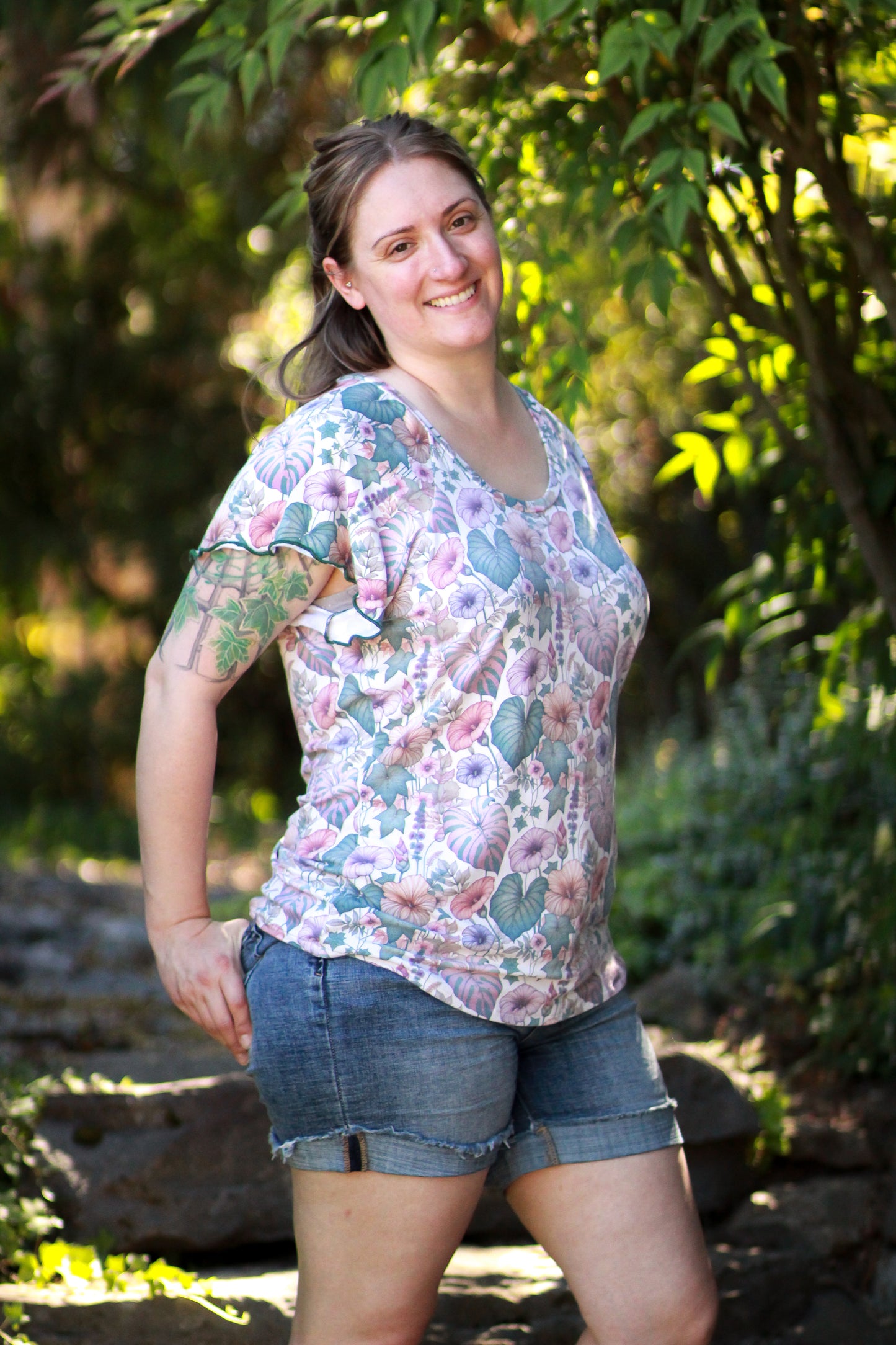 Erica Ruffle Raglan