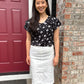 Erica Ruffle Raglan