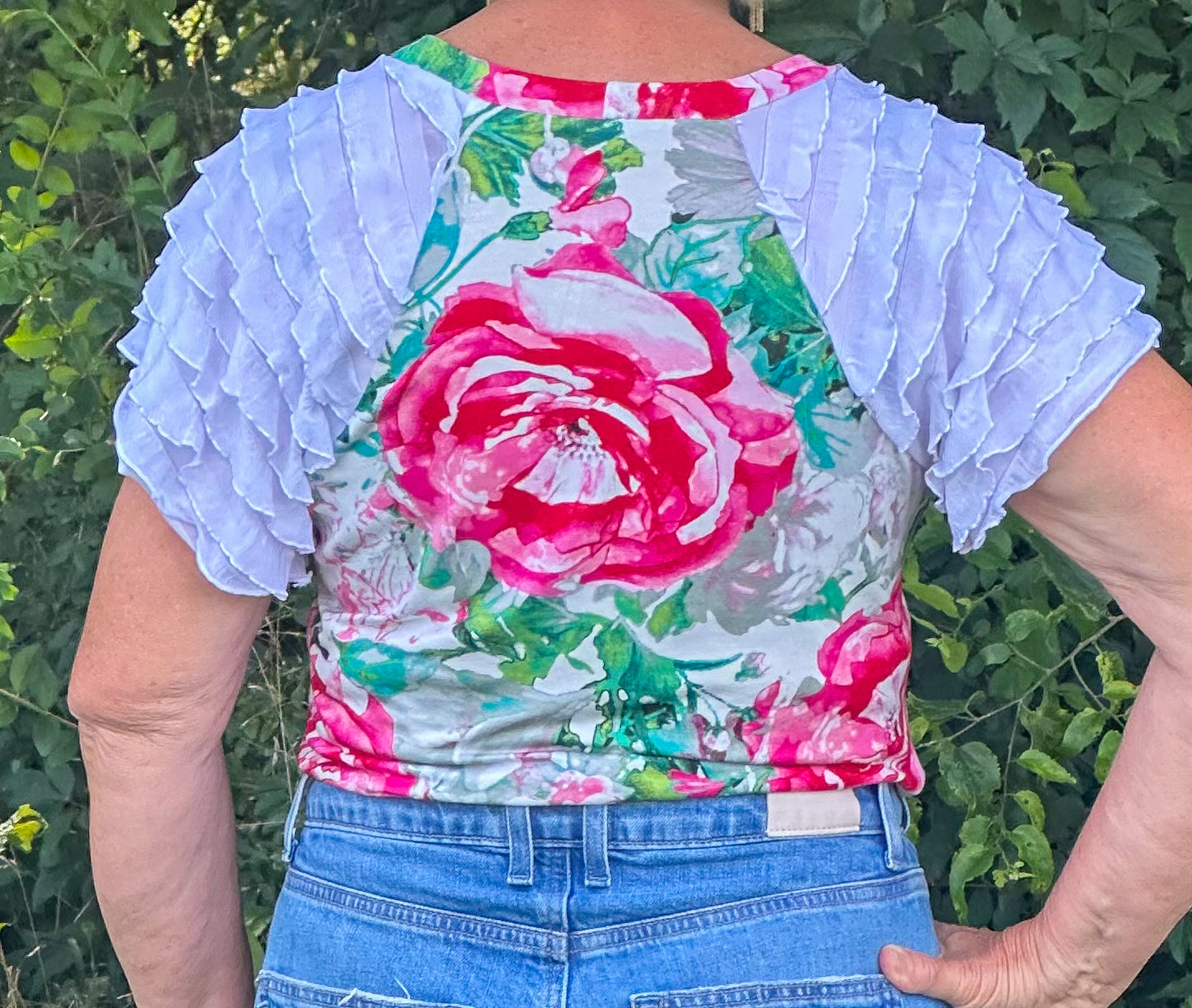 Erica Ruffle Raglan