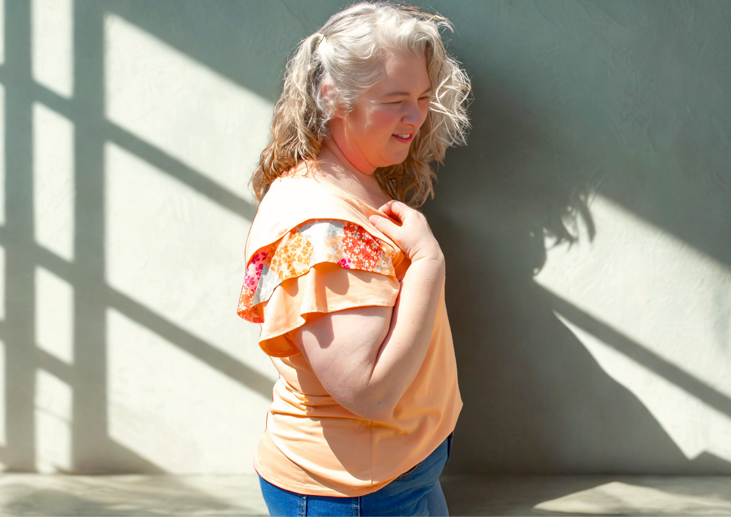 Erica Ruffle Raglan