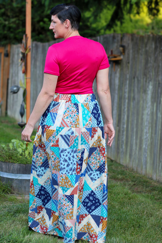 Rivet Patterns Forsythia Gathered Skirt