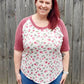 Rhubarb Ringer Raglan