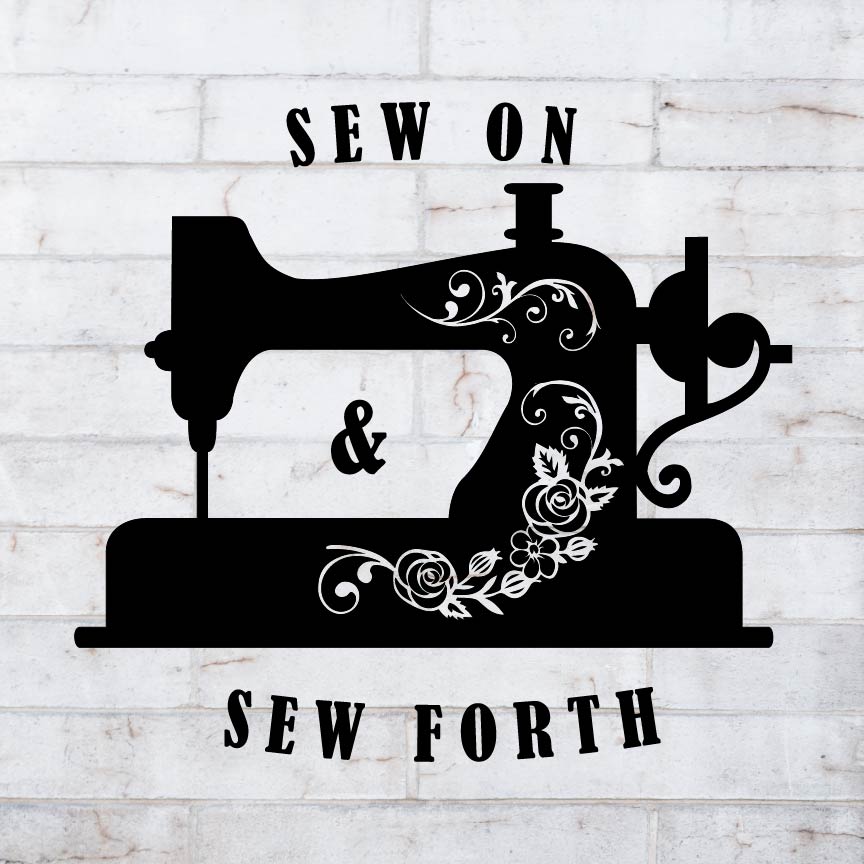 SVG DXF Sew On and Sew Forth Cut File