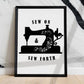 SVG DXF Sew On and Sew Forth Cut File