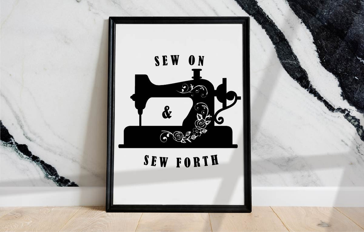 SVG DXF Sew On and Sew Forth Cut File